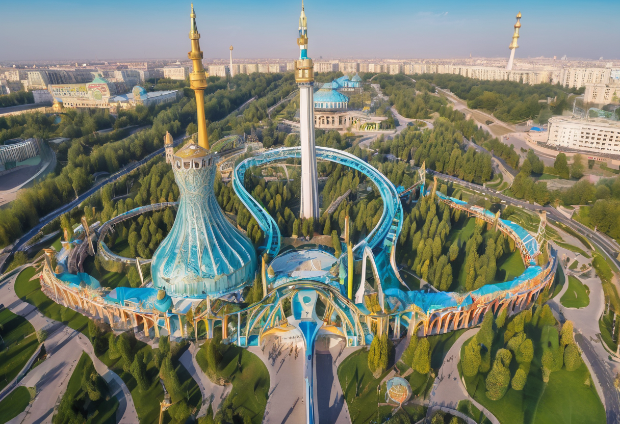 Как добраться до аттракционов и американских горок в Ташкенте